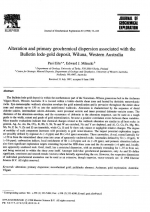 Alteration and primary geochemical dispersion associated with the Bulletin lode-gold deposit, Wiluna, Western Australia