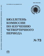 Бюллетень Комиссии по изучению четвертичного периода. Выпуск 73