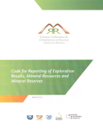 Code for reporting of exploration results, mineral resources and mineral reserves (Chile) / Кодекс отчетности о результатах разведки, минеральных ресурсах и запасах полезных ископаемых (Чили)