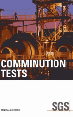 Comminution tests. SGS / Опыты по измельчению горных пород