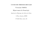 Cours de theory des rais  (Institutions de physique du globe de Paris) / Курс теории лучей (Институт физики земли, Париж)