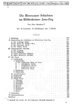 Die Heersumer Schichten im Hildesheimer Jura-Zug / Комплекс Heersumer (Херзумерские пласты) в юрских отложениях хребта Хильдесхайм-Юра