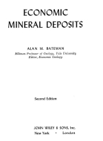 Economic mineral deposits / Экономика месторождений полезных ископаемых