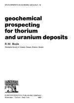 Geochemical prospecting for thorium and uranium deposits / Геохимические поиски месторождений тория и урана