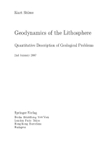 Geodynamics of the lithosphere. Quantitative description of geological problems / Геодинамика литосферы. Количественное описание геологических проблем