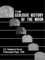 The geologic history of the moon / Геологическая история луны