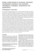 Grade control based on economic ore/waste classification functions and stochastic simulations: examples, comparisons and applications / Контроль качества на основе функций экономической классификации руды/хвостов и стохастического моделирования: примеры