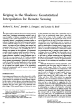 Kriging in the shadows: Geostatistical interpolation for remote sensing / Кригинг в тени: геостатистическая интерполяция для дистанционного зондирования