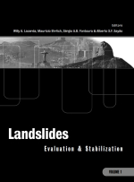 Landslides: Evaluation and stabilization Glissements de terrain: Evaluation et stabilisation / Оползни: оценка и стабилизация Проседания на местности: оценка и стабилизация