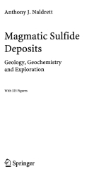 Magmatic sulfide deposits. Geology, geochemistry and exploration / Магматические сульфидные месторождения. Геология, геохимия и разработка