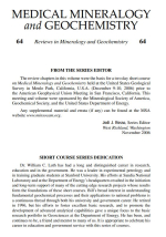 Medical mineralogy and geochemistry / Медицинская минералогия и геохимия
