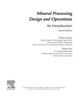 Mineral processing design and operations. An introduction / Проектирование и операции по переработке полезных ископаемых. Введение