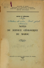 Notes du service geologique du Maroc