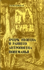 Очерк неогена и раннего антропогена Понеманья