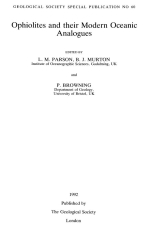 Ophiolites and their modern oceanic analogues / Офиолиты и их современные океанические аналоги