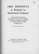 Ore deposit as related to structural features