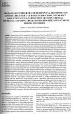 Origin of Giant Miocene and Pliocene Cu-Mo Deposits in Central Chile: Role of Ridge Subduction, Decreased Subduction Angle, Subduction Erosion, Crustal Thickening, and Long-Lived, Batholith-Size, Open-System Magma Chambers