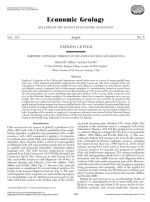 Porphyry copper recurrence in the Andes of Chile and Argentina / Цикличность медно-порфировых систем в Чилийских и Аргентинских Андах