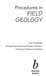 Procedures in field geology / Процедуры в полевой геологии