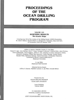 Proceedings of the ocean drilling program / Материалы программы бурения в океане