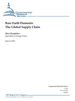 Rare earth elements: The global supply chain / Редкоземельные элементы: Глобальная цепочка поставок