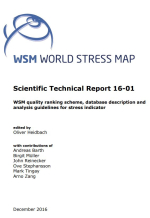 Scientific Technical Report 16-01 WSM quality ranking scheme, database description and analysis guidelines for stress indicator / Научно-технический отчет 16-01 Схема ранжирования качества WSM, описание БД и рекомендации по анализу показателя стресса