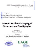 Seismic attribute mapping of structure and stratigraphy  / Сейсмическое атрибутивное картирование структур и стратиграфицированных образований