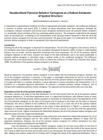 Standardized pairwise relative variogram as a robust estimator of spatial structure / Стандартизированная парная относительная вариограмма как надежный инструмент оценки пространственной структуры