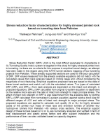 Stress reduction factor characterization for highly stressed jointed rock based on tunneling data from Pakistan / Определение коэффициента снижения напряжений для высоконапряженных трещиноватых пород на основе данных о проходке туннелей в Пакистане