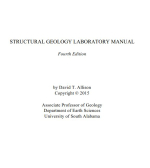 Structural geology laboratory manual / Лабораторное руководство по структурной геологии