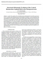 Structural–kinematic evolution of the central Belomorian–Lapland belt in the paleoproterozoic