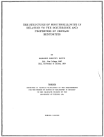 The structure of montmorillonite in relation to the occurence and properties of certain bentonites / Структура монтмориллонита в связи с проявлениями и свойствами некоторых бентонитов