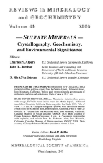 Sulfate minerals. Crystallography, geochemistry and environmental significance / Сульфаты. Кристаллография, геохимия и значение для окружающей среды