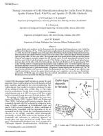 Timing Constraints of Gold Mineralization along the Carlin Trend Utilizing Apatite Fission-Track, 40Ar/39Ar, and Apatite (U-Th)/He Methods