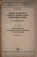 Труды Московского геологического треста. Выпуск 8. Фауна брахиопод среднего и верхнего карбона Подмосковного бассейна. Часть 1. Productidae gray