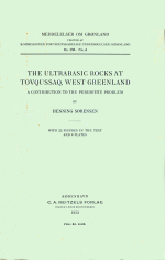 The ultrabasic rocks at Tovoqussaq, West Greenland. A contribution to the peridotite problem / Ультраосновные породы в Товокуссаке, Западная Гренландия. Подходы к решению проблемы перидотита