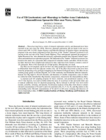 Use of till geochemistry and mineralogy to outline areas underlain by diamondiferous spessartite dikes near Wawa, Ontario / Использование тиллевой геохимии для определения областей, залегающих под алмазоносными спессартитовыми дайками Вава, Онтарио