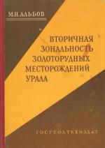 Вторичная зональность золоторудных месторождений Урала