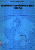 World mineral statistics (1970-74)