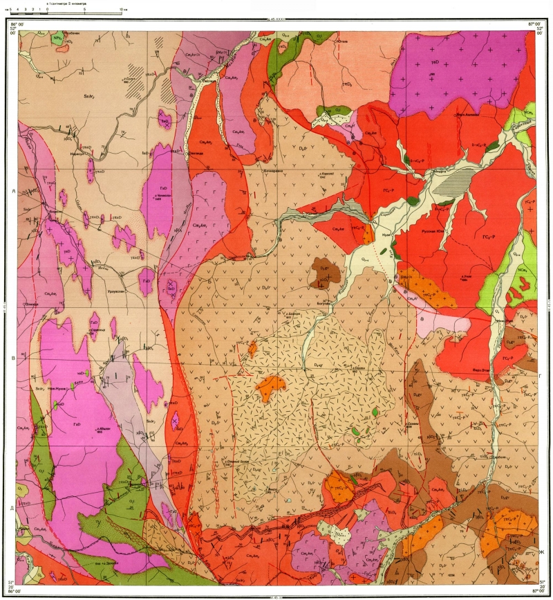 Геологическая карта r 40