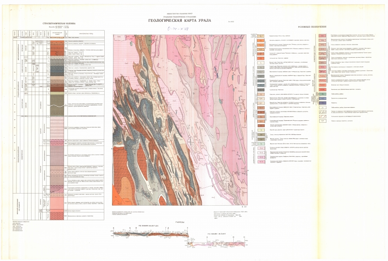 Геологическая карта урала