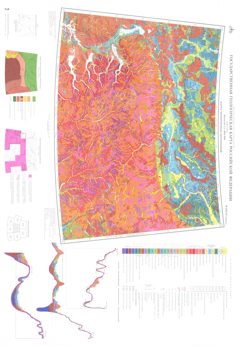 Геологическая карта норильского района