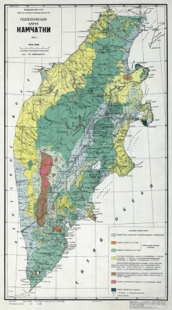 Геологическая карта Камчатки