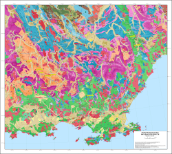 Геологическая карта Магаданской области
