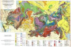 Геологическая карта России и прилегающих акваторий