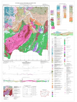 K-35-088-В (Крумовград); K-35-100-А (Егрек). Геоложка карта на република България