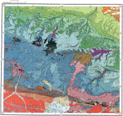K-38-I. Геологическая карта СССР. Геологическая карта. Кавказская серия