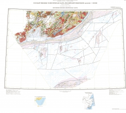 K-(52),53 (Владивосток). Государственная геологическая карта Российской Федерации. Третье поколение. Дальневосточная серия. Прогнозно-минерагеническая карта