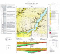 L-36-X (Новая Каховка). Геологическая карта СССР. Серия Причерноморская