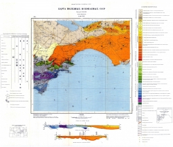L-36-XXX (Феодосия). Геологическая карта СССР. Серия Крымская. Карта полезных ископаемых